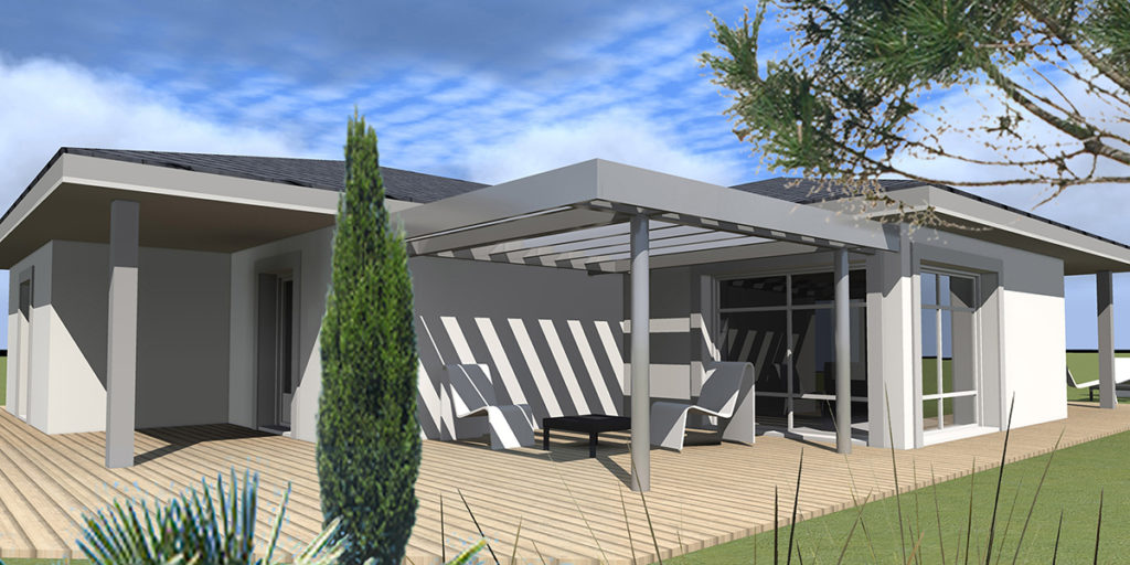 Extension Restructuration Maison, Cantenac (2013), Permis de construire, Marie-Pierre Amar Architecte DPLG, Le Pian Médoc