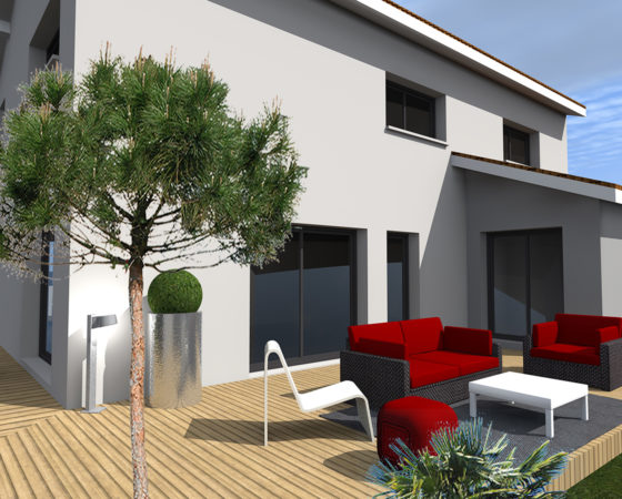 Extension restructuration maison individuelle, Le Bouscat (2019)