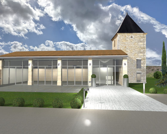 Etude salle polyvalente, Château Villambis, Cissac (2022)