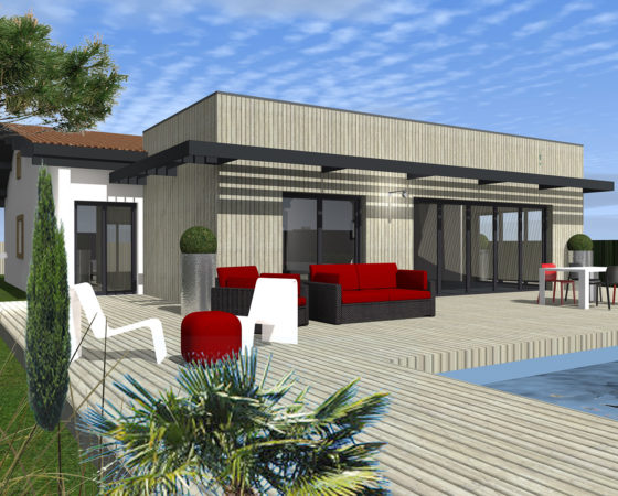 Extension restructuration d’une maison individuelle, Soulac (2023)