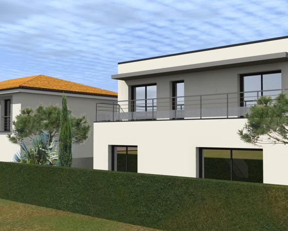 Construction de 3 maisons individuelles, Mérignac (2023)