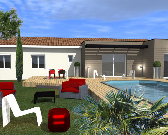 Extension d’une maison individuelle, Saint Aubin du Médoc (2023)