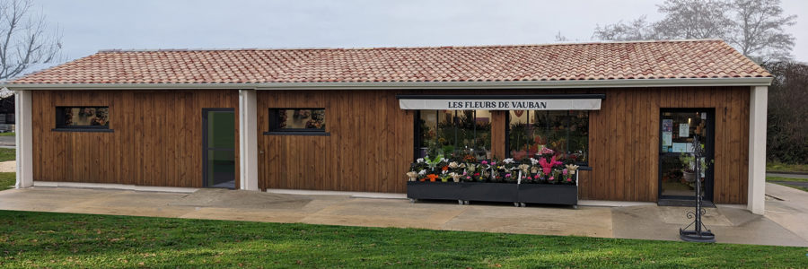 Rénovation et extension commerce de fleurs, Cussac Fort Médoc (2024)